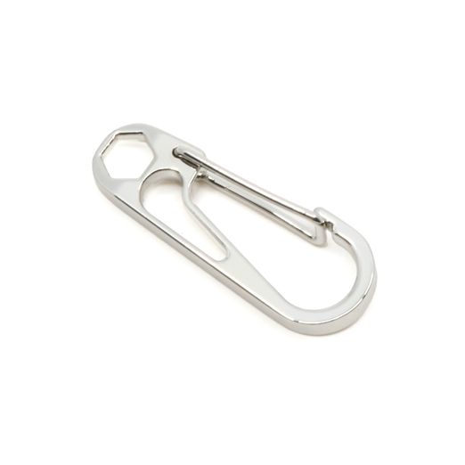 Kordelkarabiner silber