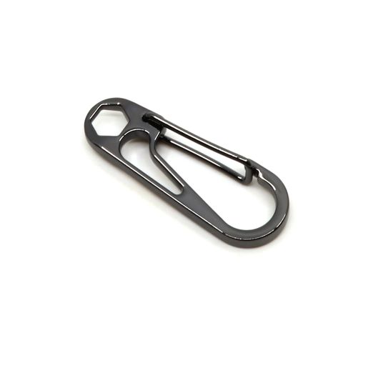 Kordelkarabiner gunmetal