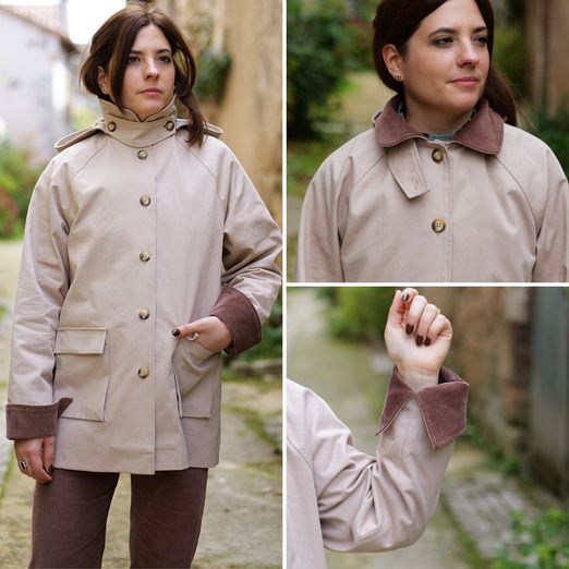 Veste - Bergame - Patron numérique