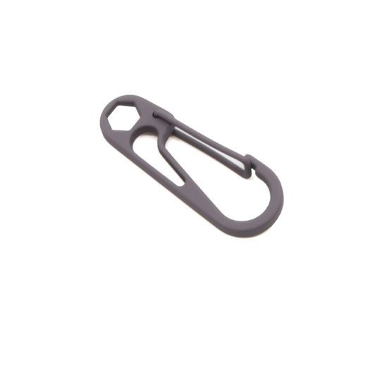 Kordelkarabiner dunkelgrau D306