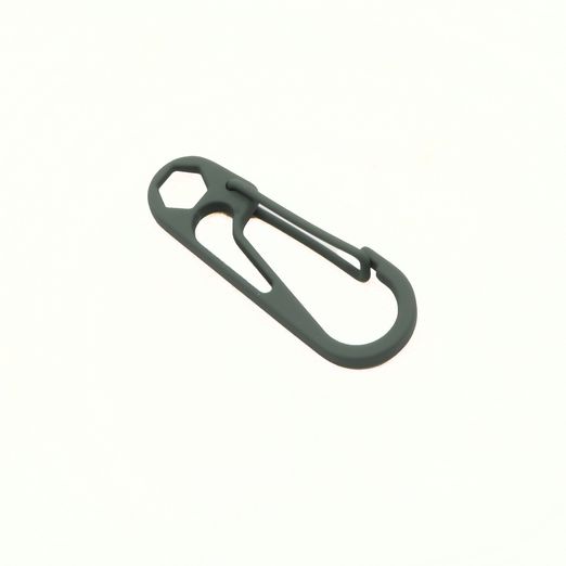 Kordelkarabiner dunkelgrün D190