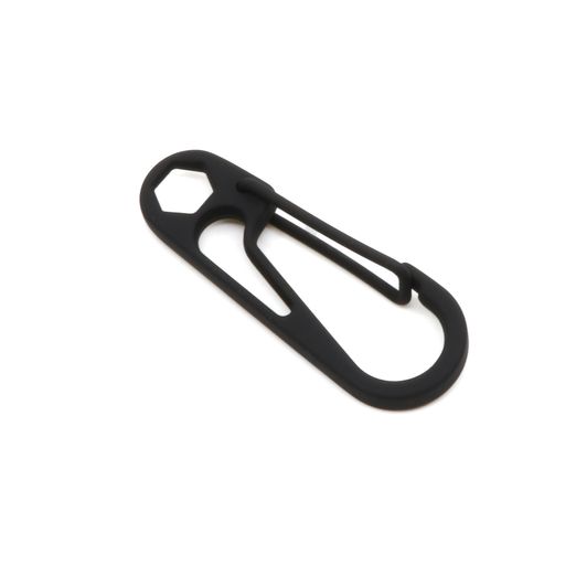 Kordelkarabiner schwarz B5