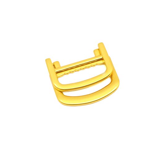 Klappbarer Doppel-D-Ring 25mm gold