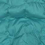 Látka na prošívanou bundu - čtverce zelená růžová