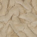 Façon fourrure synthétique - Uni abstrait beige Façon fourrure synthétique - Uni abstrait beige