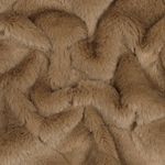 Fourrure Synthétique - Uni Abstrait Marron Clair