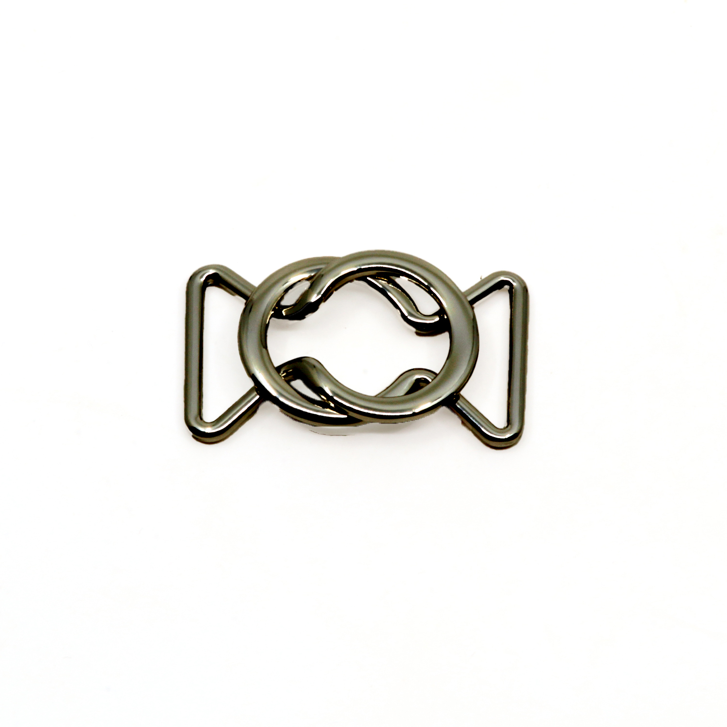 Gürtelschnalle Design 25mm gunmetal-0 Gürtelschnalle Design 25mm gunmetal-0