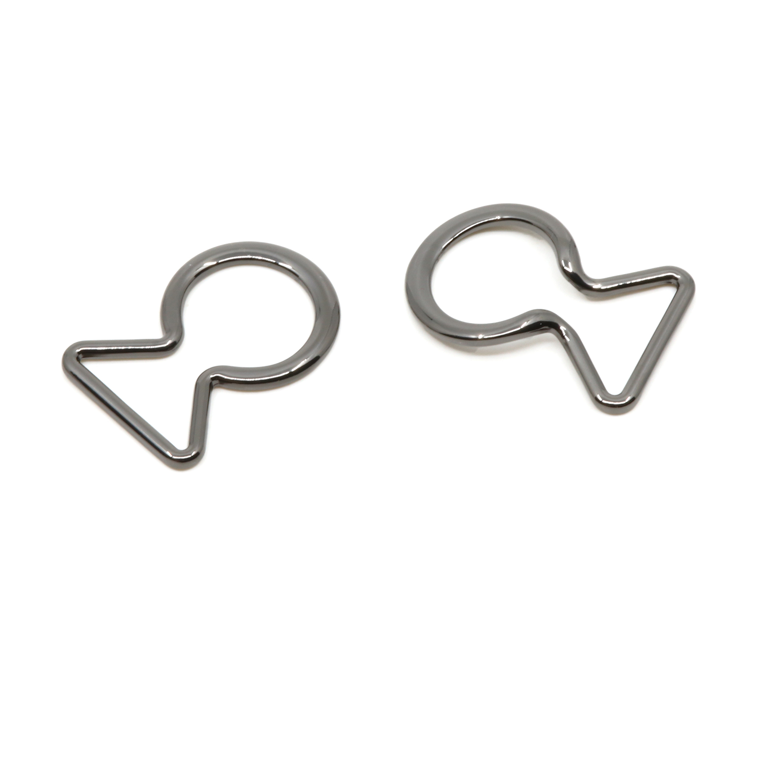 Gürtelschnalle Design 25mm gunmetal-2 Gürtelschnalle Design 25mm gunmetal-2