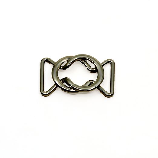 Gürtelschnalle Design 25mm gunmetal Gürtelschnalle Design 25mm gunmetal