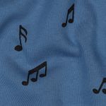 Joggingstof - Blauwe Noten Geborsteld