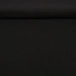 Jersey coton bio - Uni Noir