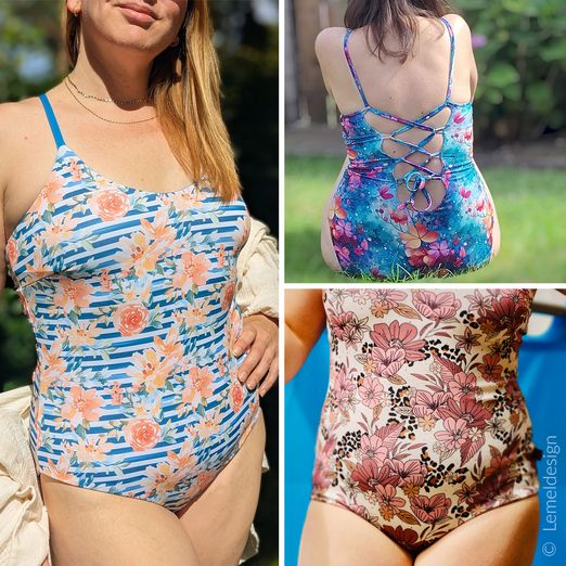 Badeanzug - Luana Ladys - Schnittmuster eBook