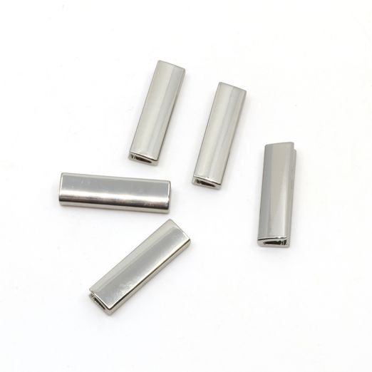 Gurtbandenden Premium 25mm silber - 5 Stück Gurtbandenden Premium 25mm silber - 5 Stück