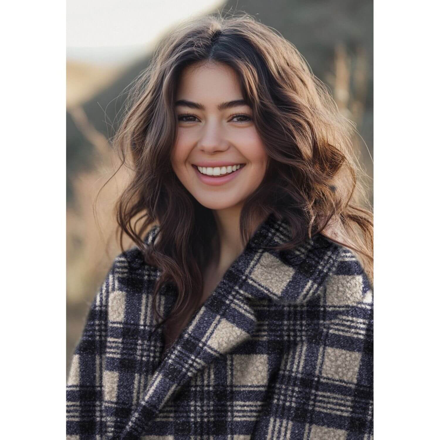 Mantelstoff - Boucle Holzfäller Karo Blau-1 Mantelstoff - Boucle Holzfäller Karo Blau-1