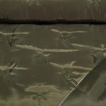 Gesteppter Jackenstoff - Sterne Army Wattiert