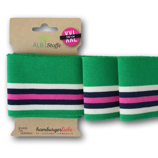 Cuff Me College - Grün Pink Marine