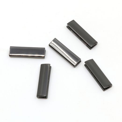 Gurtbandenden Premium 25mm gunmetal - 5 Stück Gurtbandenden Premium 25mm gunmetal - 5 Stück