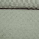 Frottee Jersey - Ton-in-Ton Karo Grün