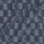 Jersey éponge - Carreaux ton sur ton bleu jean Jersey éponge - Carreaux ton sur ton bleu jean