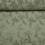 Frottee Jersey - Ton-in-Ton Palmen Army