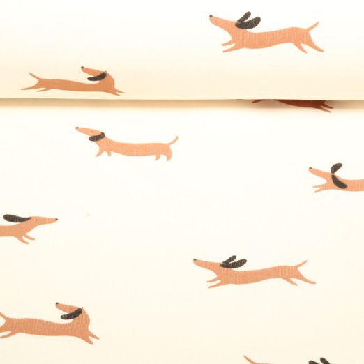 Jogging - Dackel Ecru Angeraut