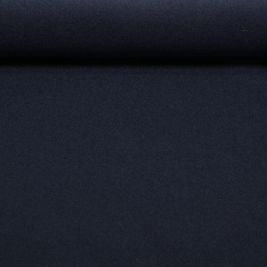 Mantelstoff Loden - Uni Marineblau