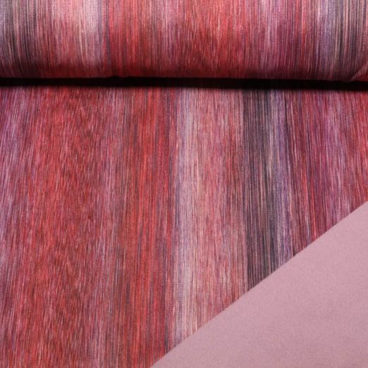 Softshell - Digitaldruck Streifen Rot