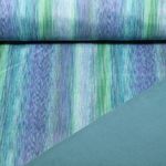 Softshell - Digitaldruck Streifen Lila