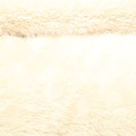 Zottelkunstfell - Uni Ecru Natur