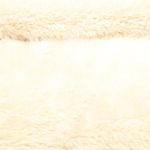 Zottelkunstfell - Uni Ecru Natur