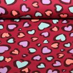 Sweat - Herzen Weinrot Angeraut