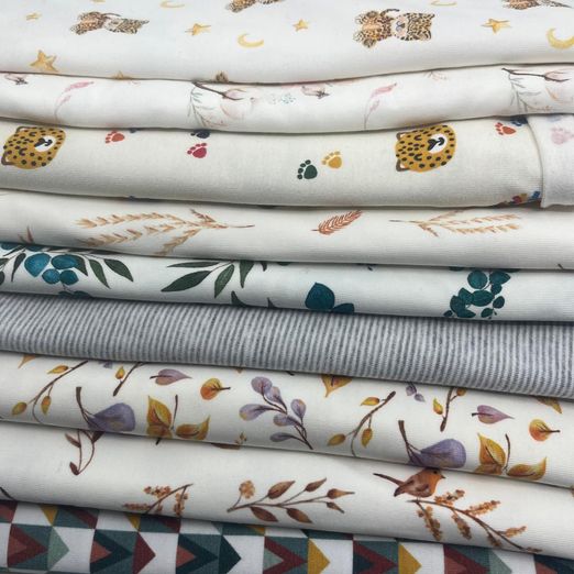 Paquet surprise - Jersey à motifs - 5m (10 x 0,5 m)