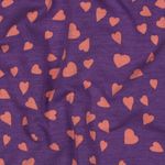 French Terry Estival Cœurs Violet