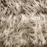 Kunstfell - Zottelfell Krampus Graubraun Melange