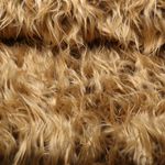 Kunstfell - Zottelfell Krampus Braun Melange