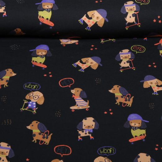 Jersey - Digitaldruck Hunde Sport Navy