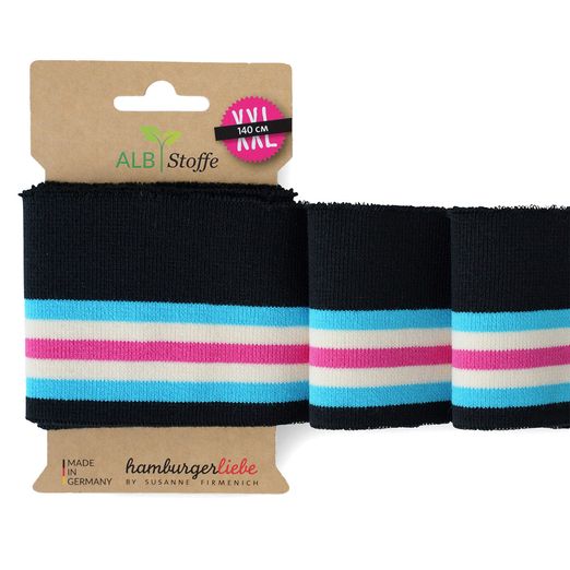 Cuff Me College - Schwarz Pink Aqua