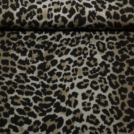 Viskosejersey - Leo Schwarz Braun