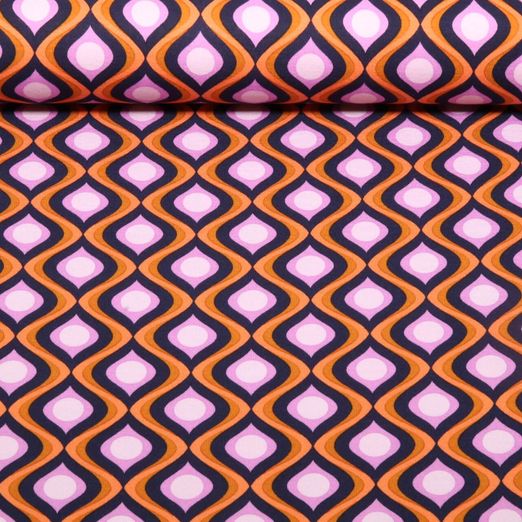 Romanit-Jersey - Grafisch Orange Lila