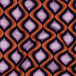 Camisola de algodão - Graphic Orange Purple