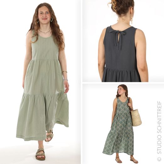 Maxikleid - FRAU CLAIRE - Schnittmuster eBook