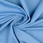Jersey Twill - Ensfarvet Lys Jeansblå