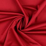 Jersey Twill - Ensfarvet Rød