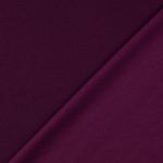 Jersey Twill - Ensfarvet Aubergine