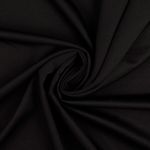 Jersey Twill - Ensfarvet Sort