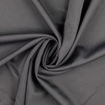 Jersey Twill - Ensfarvet Mørkegrå