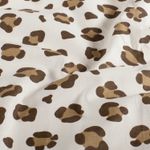 Popeline di cotone - Motivo leopardato beige
