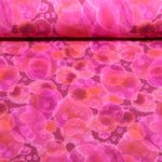 Sweat - French Terry Impression numérique Aquarelle Magenta Gratté