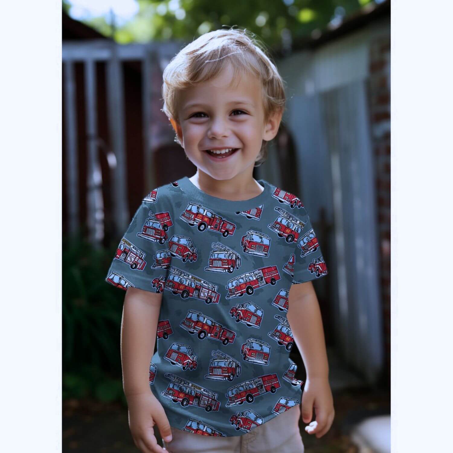 Jersey - Digitaldruck Feuerwehr Fahrzeuge Petrol-1 Jersey - Digitaldruck Feuerwehr Fahrzeuge Petrol-1