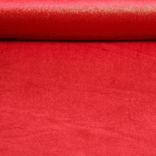 Pannesamt Fantasy - Rot Gold